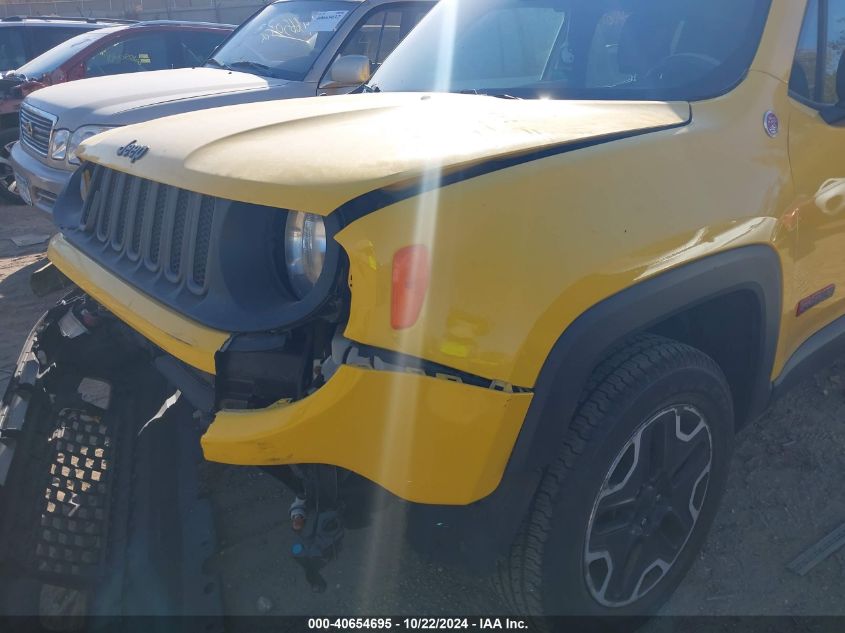 2015 Jeep Renegade Trailhawk VIN: ZACCJBCT6FPC49966 Lot: 40654695