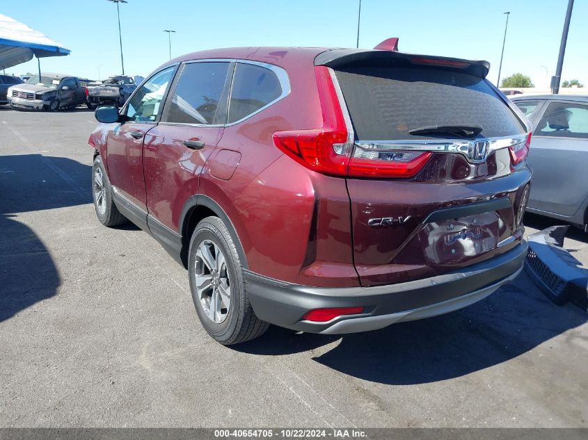 2019 Honda Cr-V Lx VIN: 2HKRW5H36KH415458 Lot: 40654705