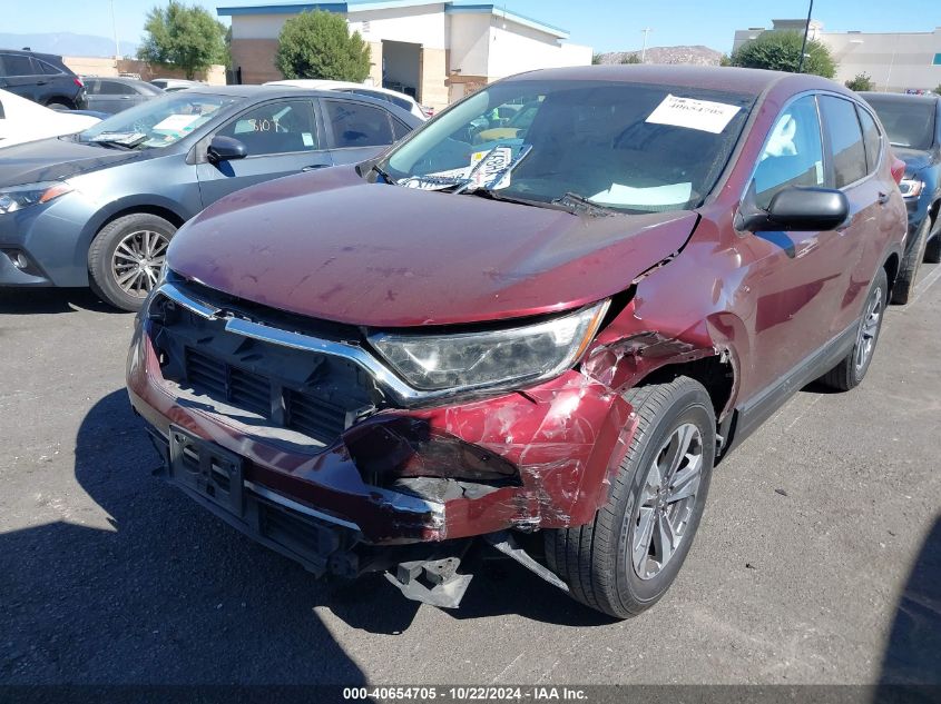 2019 Honda Cr-V Lx VIN: 2HKRW5H36KH415458 Lot: 40654705