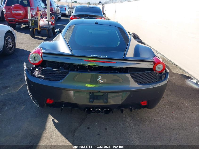 2013 Ferrari 458 Italia VIN: ZFF67NFA2D0195822 Lot: 40654751