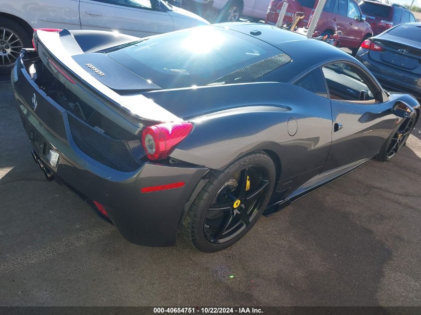 2013 Ferrari 458 Italia VIN: ZFF67NFA2D0195822 Lot: 40654751