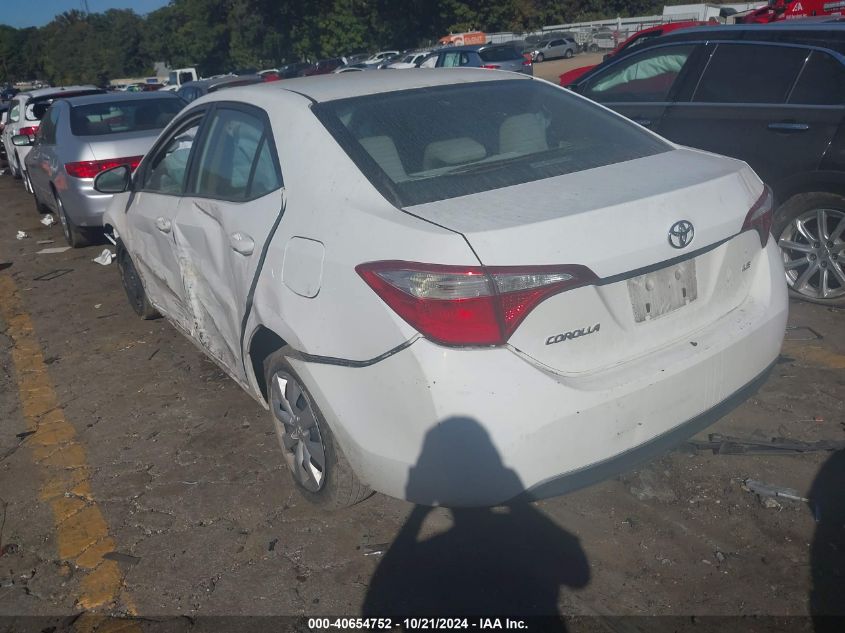 VIN 2T1BURHE7EC130050 2014 Toyota Corolla, LE no.3