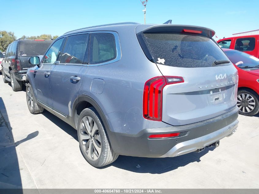 VIN 5XYP34HC5NG256549 2022 KIA TELLURIDE no.3