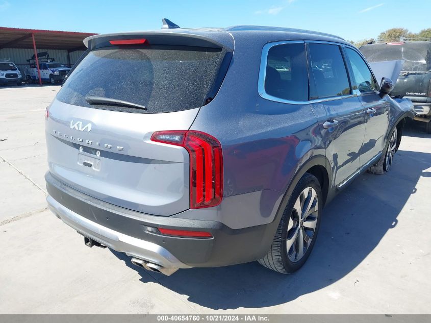 VIN 5XYP34HC5NG256549 2022 KIA TELLURIDE no.4