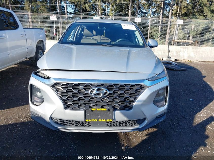 2019 Hyundai Santa Fe Se VIN: 5NMS2CAD4KH101938 Lot: 40654782