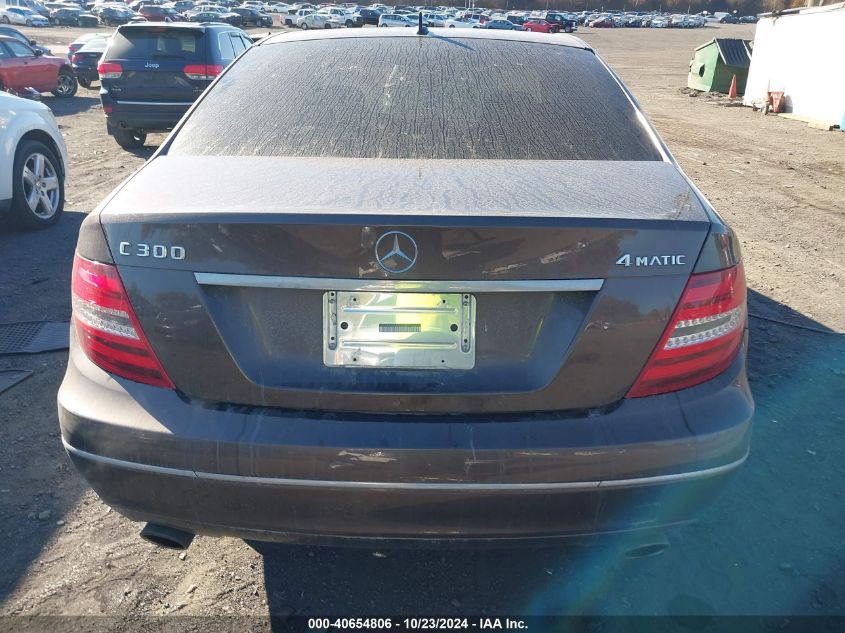 2013 Mercedes-Benz C 300 Luxury 4Matic/Sport 4Matic VIN: WDDGF8AB9DR253630 Lot: 40654806