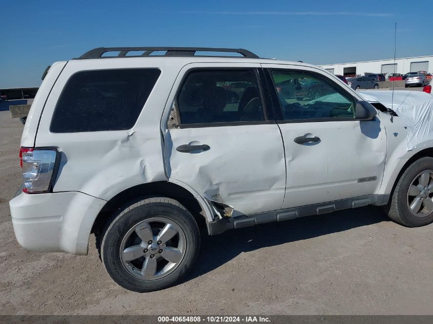 2008 Ford Escape Xlt VIN: 1FMCU03168KA91177 Lot: 40654808