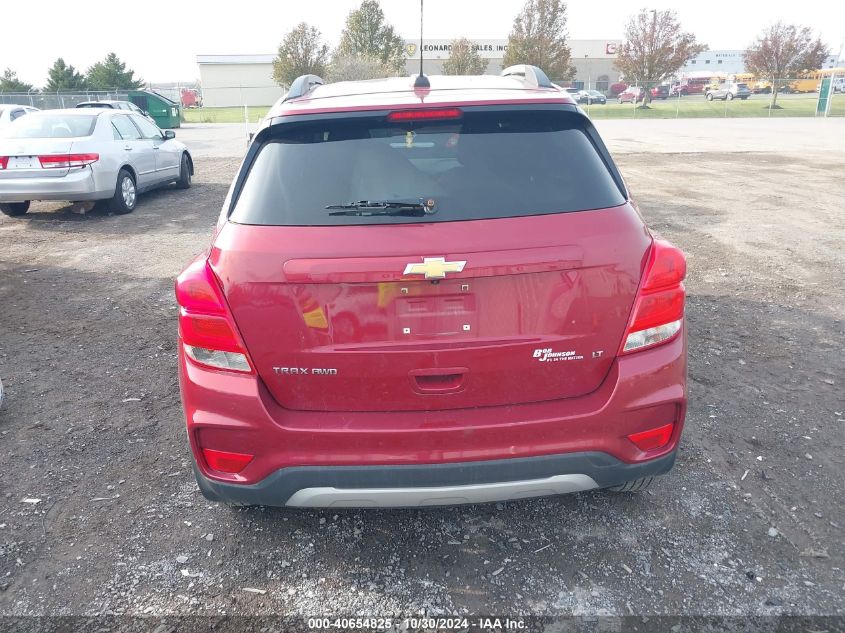 2018 Chevrolet Trax Lt VIN: 3GNCJPSB6JL317455 Lot: 40654825