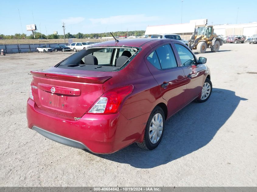 2019 Nissan Versa 1.6 S+ VIN: 3N1CN7AP3KL825980 Lot: 40654842