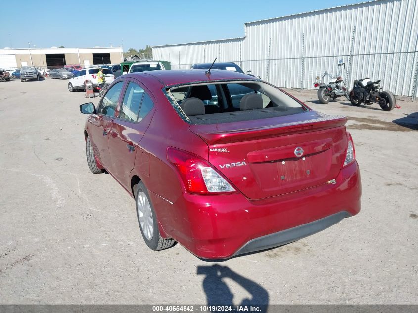 2019 Nissan Versa 1.6 S+ VIN: 3N1CN7AP3KL825980 Lot: 40654842