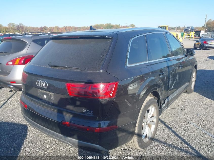 2017 Audi Q7 3.0T Premium VIN: WA1LAAF71HD043393 Lot: 40654848