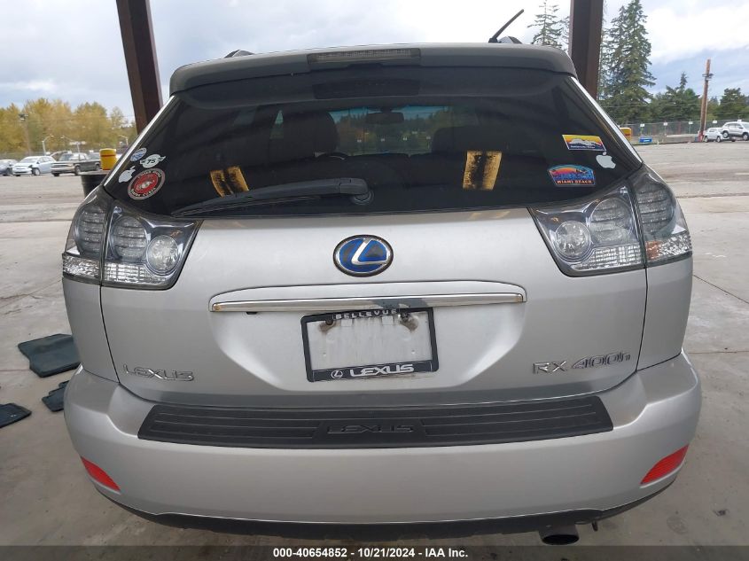 2008 Lexus Rx 400H VIN: JTJHW31U482863109 Lot: 40654852