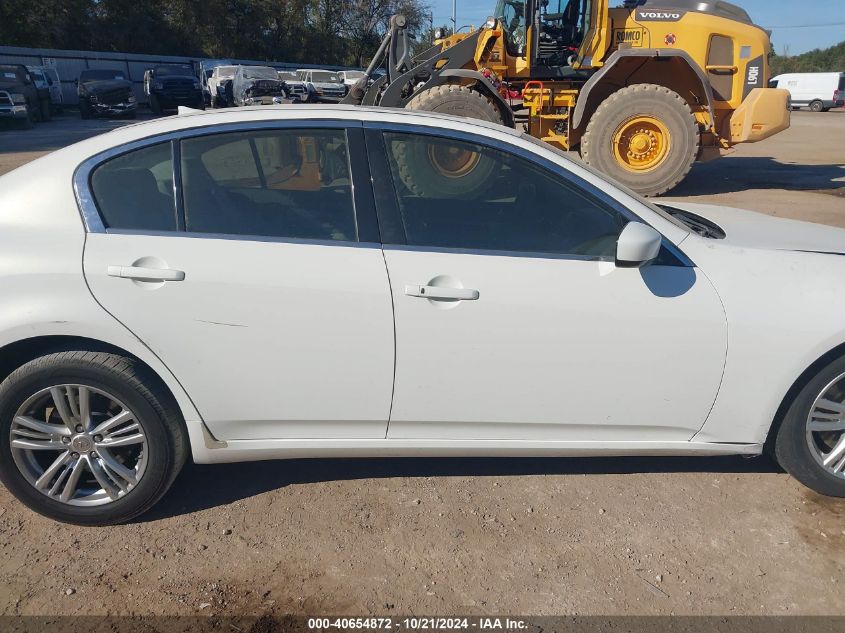 2013 Infiniti G37X VIN: JN1CV6AR5DM758111 Lot: 40654872