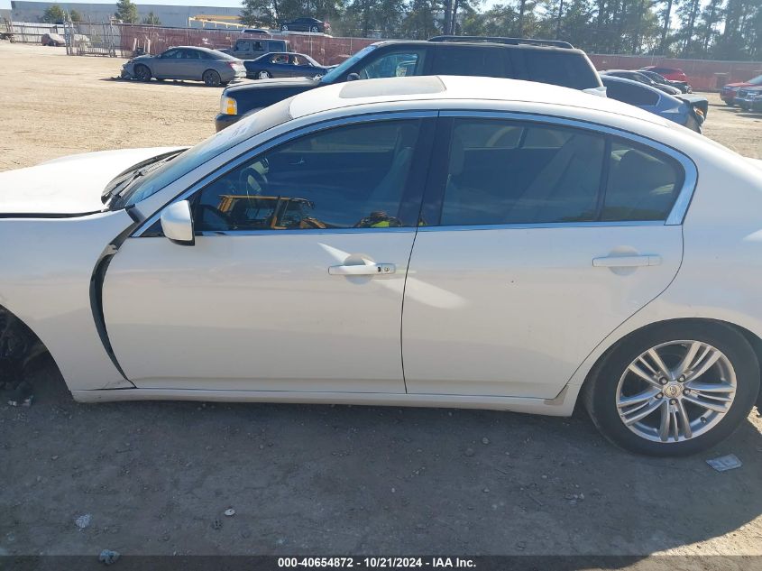 2013 Infiniti G37X VIN: JN1CV6AR5DM758111 Lot: 40654872