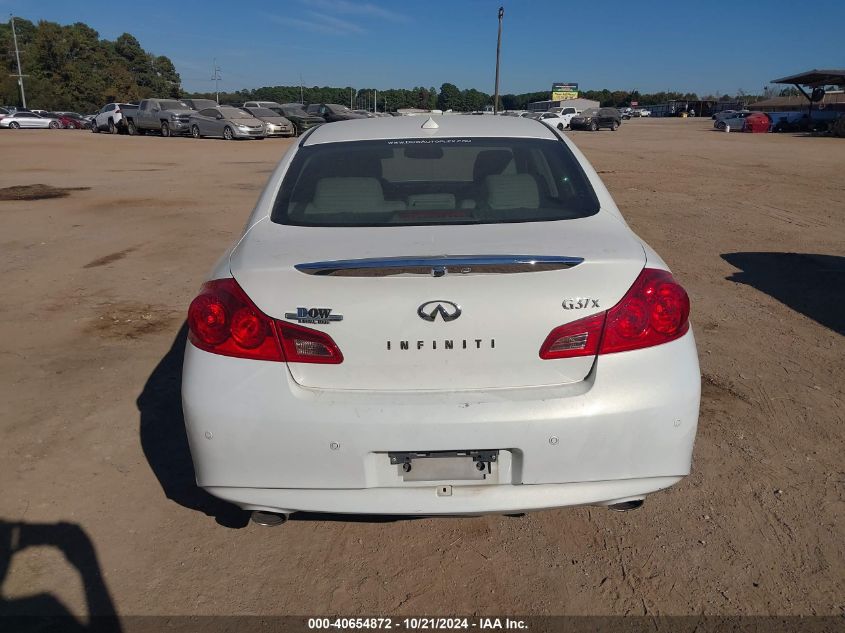 2013 Infiniti G37X VIN: JN1CV6AR5DM758111 Lot: 40654872