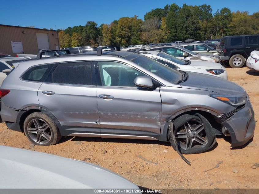 2018 Hyundai Santa Fe Se/Limited VIN: KM8SR4HF9JU292851 Lot: 40654881