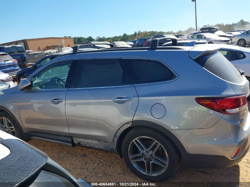 2018 Hyundai Santa Fe Se/Limited VIN: KM8SR4HF9JU292851 Lot: 40654881