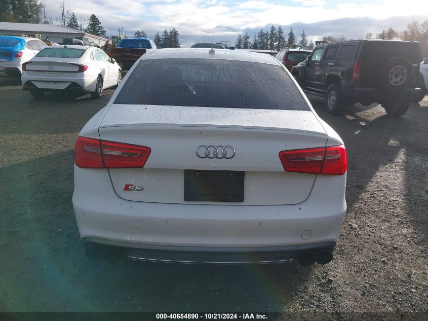 2014 Audi S6 4.0T Prestige VIN: WAUF2AFC3EN020231 Lot: 40654890