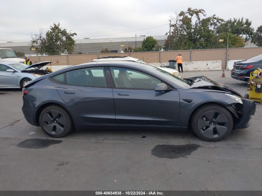 2023 Tesla Model 3 Rear-Wheel Drive VIN: 5YJ3E1EA2PF711989 Lot: 40654938