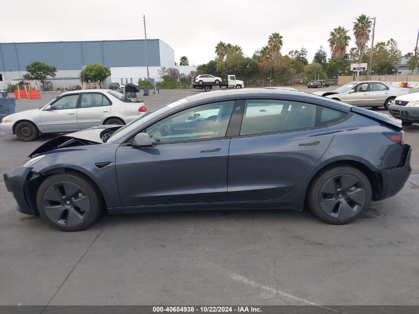 2023 Tesla Model 3 Rear-Wheel Drive VIN: 5YJ3E1EA2PF711989 Lot: 40654938