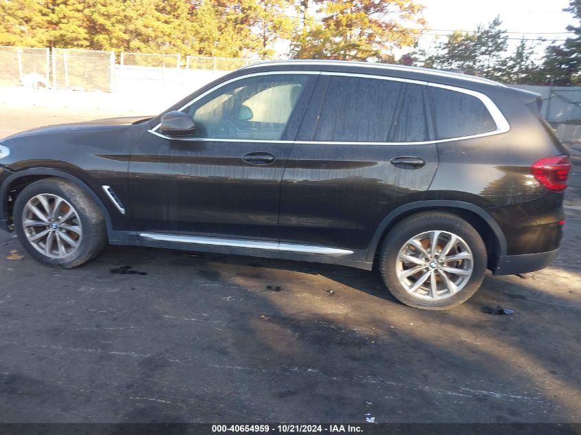 2019 BMW X3 xDrive30I VIN: 5UXTR9C58KLP97144 Lot: 40654959