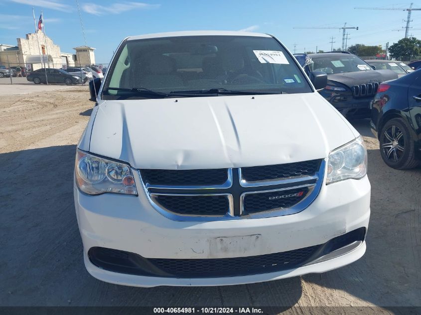 2015 Dodge Grand Caravan Se VIN: 2C4RDGBG9FR647915 Lot: 40654981