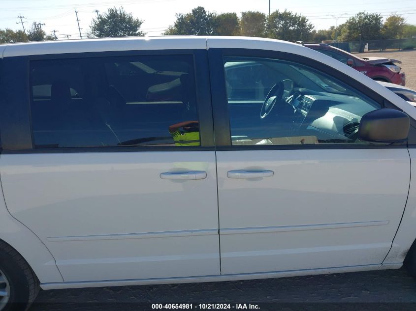 2015 Dodge Grand Caravan Se VIN: 2C4RDGBG9FR647915 Lot: 40654981