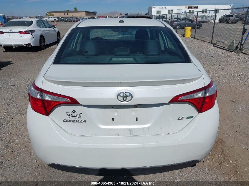 2016 Toyota Corolla Le Eco Premium VIN: 5YFBPRHE7GP388899 Lot: 40654983