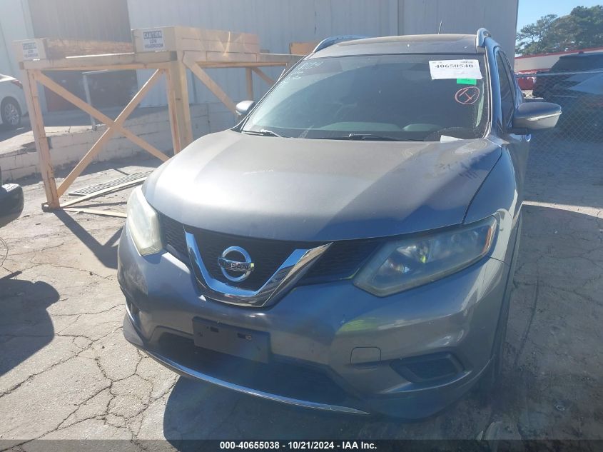 2015 Nissan Rogue Sv VIN: 5N1AT2MV3FC834683 Lot: 40655038