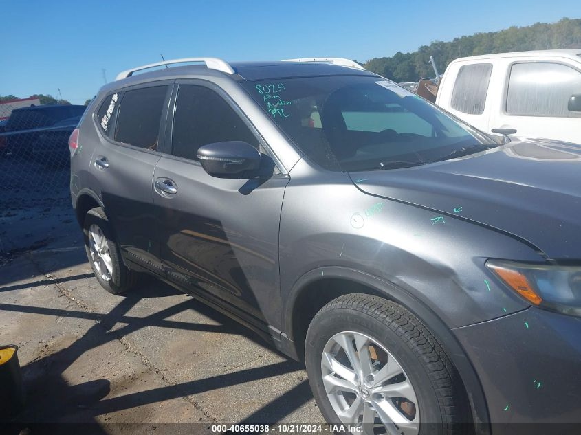 2015 Nissan Rogue Sv VIN: 5N1AT2MV3FC834683 Lot: 40655038