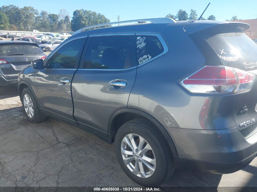 2015 Nissan Rogue Sv VIN: 5N1AT2MV3FC834683 Lot: 40655038