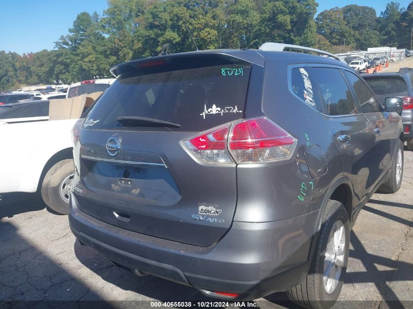 2015 Nissan Rogue Sv VIN: 5N1AT2MV3FC834683 Lot: 40655038