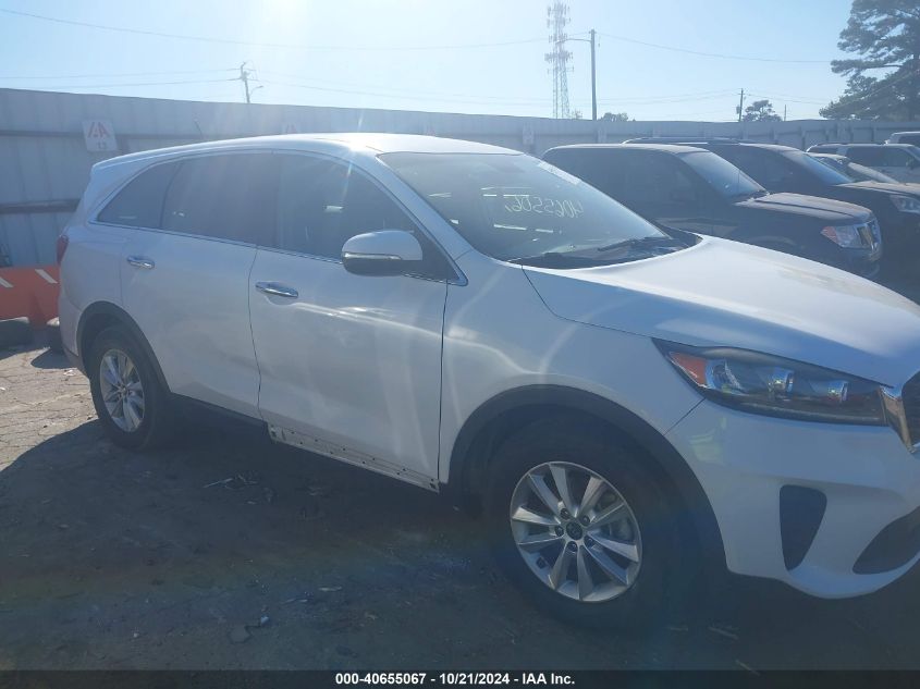 2019 Kia Sorento 3.3L Lx VIN: 5XYPG4A51KG485225 Lot: 40655067