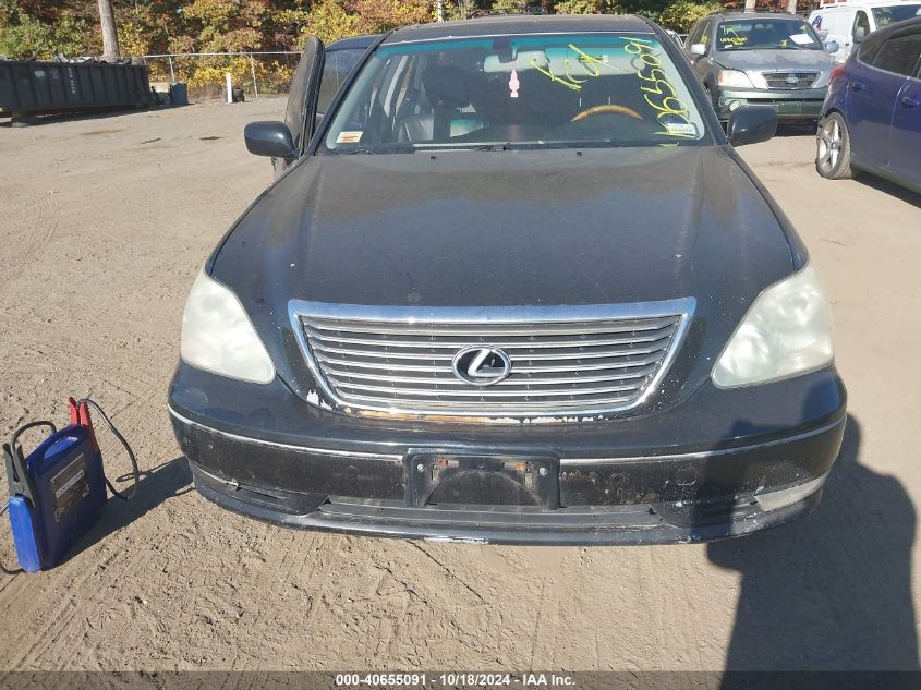 2005 Lexus Ls 430 VIN: JTHBN36F755000626 Lot: 40655091