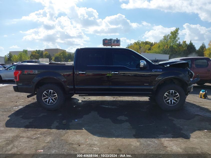 2016 Ford F-150 Platinum VIN: 1FTEW1EG4GFB10962 Lot: 40655104