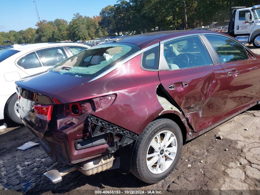 2016 Kia Optima Lx VIN: 5XXGT4L31GG018762 Lot: 40655153