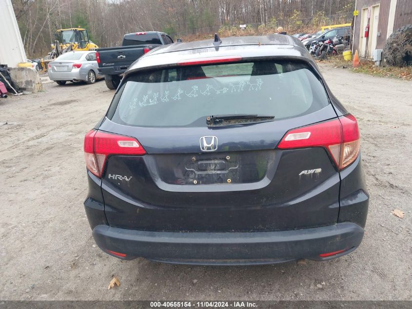 2016 Honda Hr-V Lx VIN: 3CZRU6H31GM719711 Lot: 40655154
