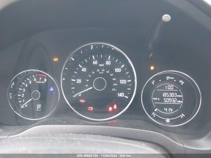 2016 Honda Hr-V Lx VIN: 3CZRU6H31GM719711 Lot: 40655154