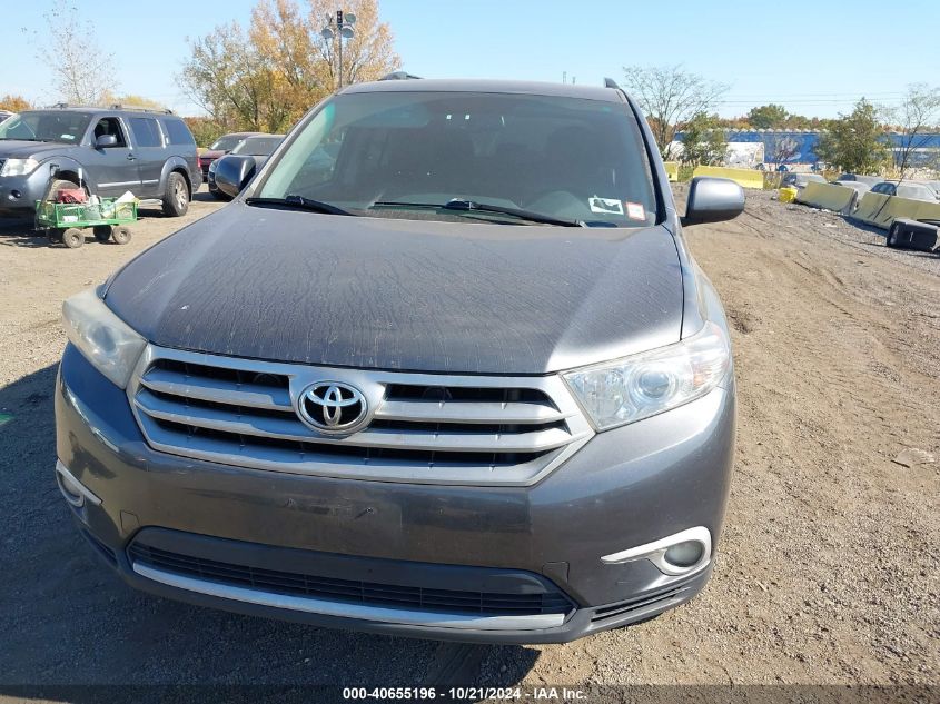 2013 Toyota Highlander Plus/Se VIN: 5TDBK3EH2DS190373 Lot: 40655196