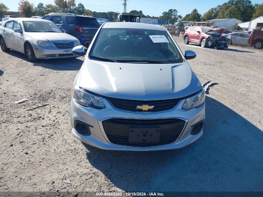 2019 Chevrolet Sonic Lt Auto VIN: 1G1JG6SB9K4137797 Lot: 40655203