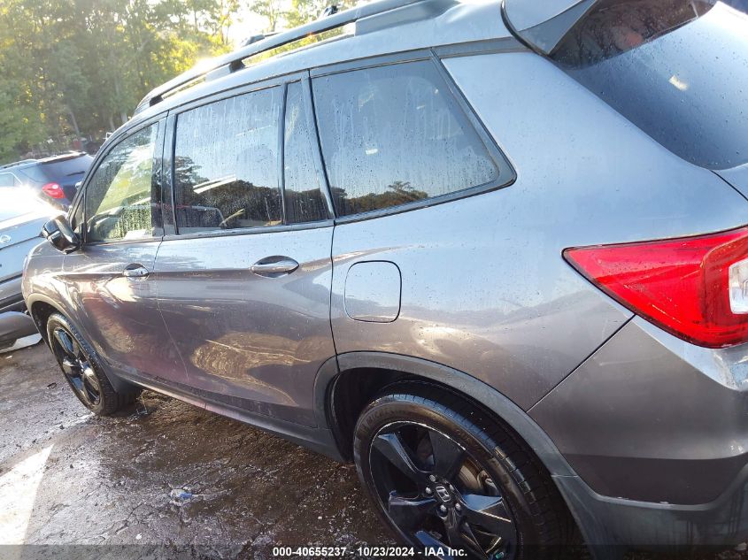 2019 Honda Passport Elite VIN: 5FNYF8H02KB008447 Lot: 40655237