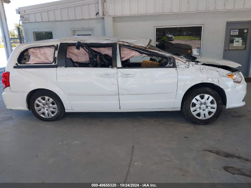 2016 Dodge Grand Caravan Se VIN: 2C4RDGBG5GR123033 Lot: 40655320