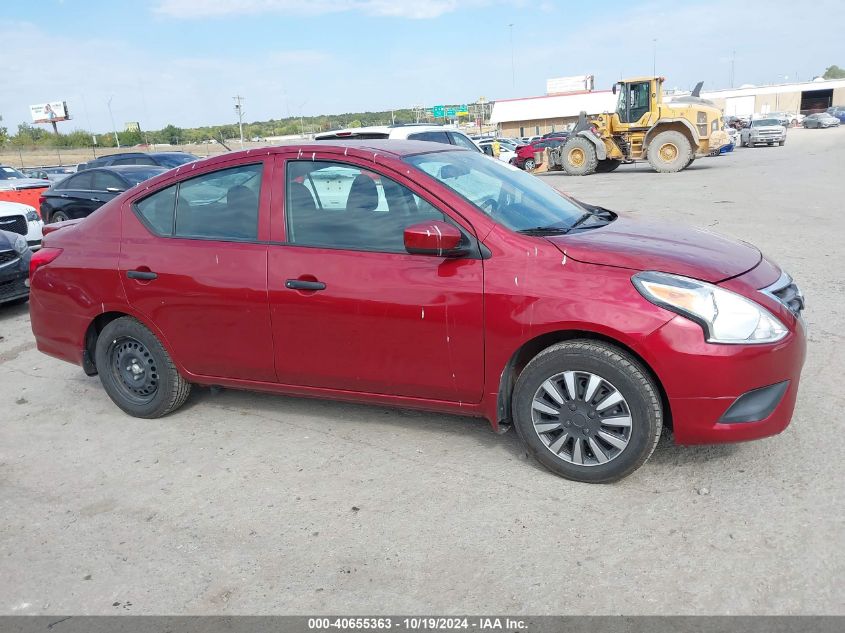 2019 Nissan Versa 1.6 S+ VIN: 3N1CN7AP6KL822877 Lot: 40655363