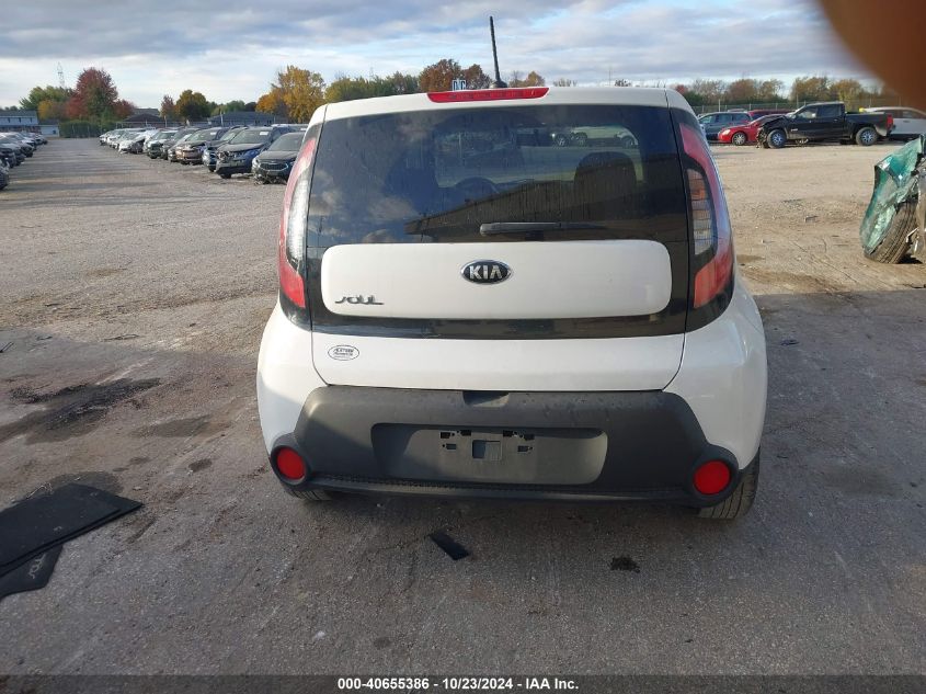 2016 Kia Soul VIN: KNDJN2A2XG7352568 Lot: 40655386