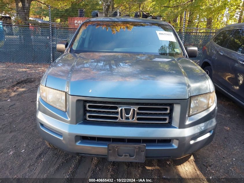 2006 Honda Ridgeline Rt VIN: 2HJYK16216H532563 Lot: 40655432