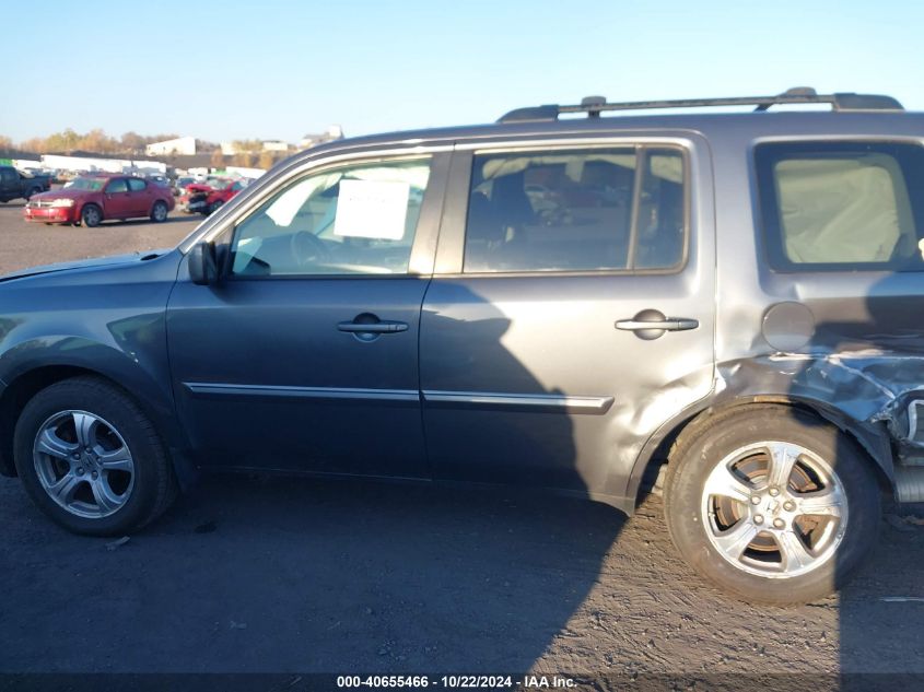 2013 Honda Pilot Ex-L VIN: 5FNYF4H56DB044150 Lot: 40655466