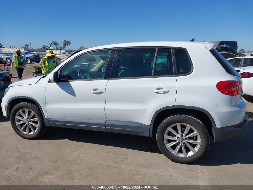 2014 VOLKSWAGEN TIGUAN SE - WVGAV3AX5EW554511