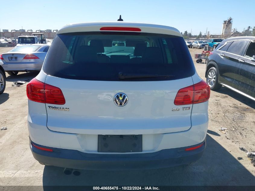 2014 Volkswagen Tiguan Se VIN: WVGAV3AX5EW554511 Lot: 40655475