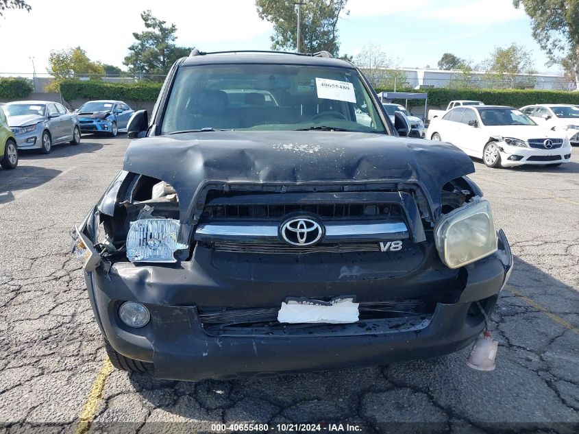 2007 Toyota Sequoia Limited V8 VIN: 5TDZT38A77S296736 Lot: 40655480