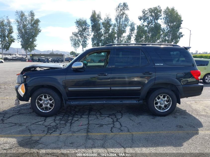 2007 Toyota Sequoia Limited V8 VIN: 5TDZT38A77S296736 Lot: 40655480